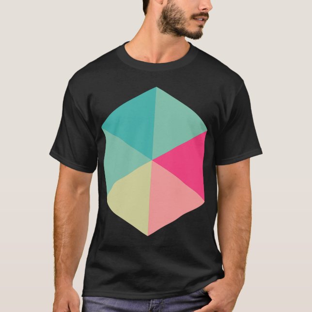 Color Hexagon 02 T-Shirt (Front)