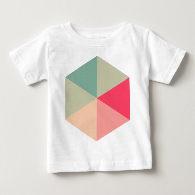 Color Hexagon 04 Baby T-Shirt (Front)