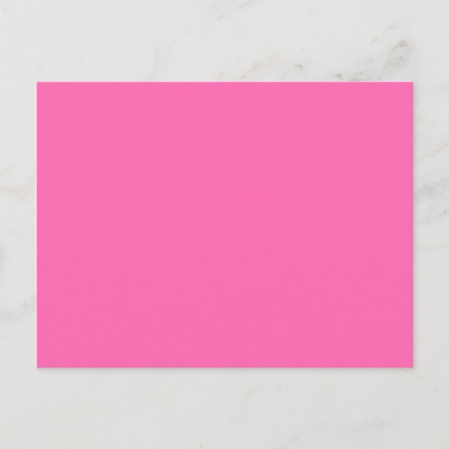 color hotpink postcard (Front)