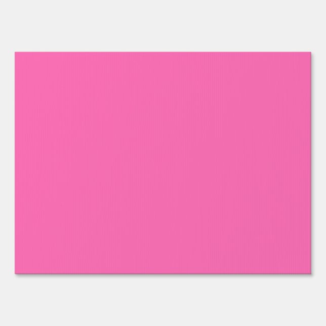 color hotpink sign (Front)