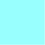 color ice blue cutout<br><div class="desc">color ice blue 99FFFF</div>
