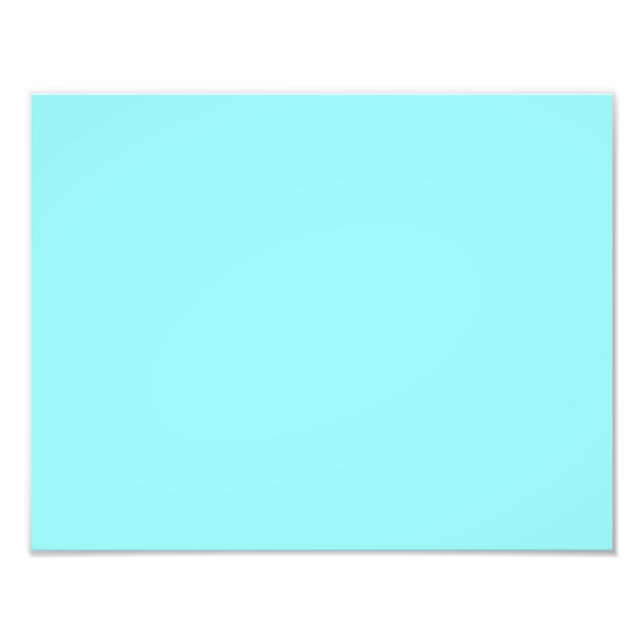 color ice blue photo print (Front)