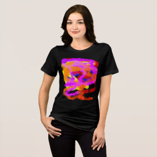 Color Ideas abstract mind stress Tri-Blend Shirt