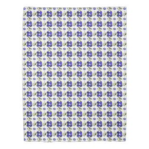 Color Illustration Fancy shapes, Gray and Blue Duvet Cover
