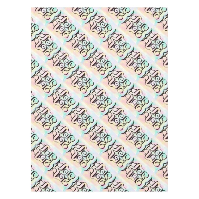 color illustrations tablecloth (Front)
