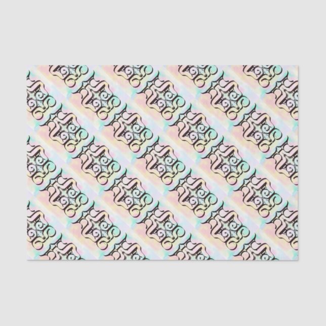 color illustrations tissue paper (Front)