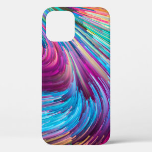 Color In Motion series. Background design of liqui iPhone 12 Case