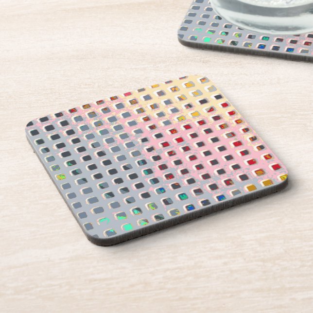 Color in the Grid Drink Coaster (Left Side)