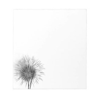 Color-Inverted Fireworks Notepad