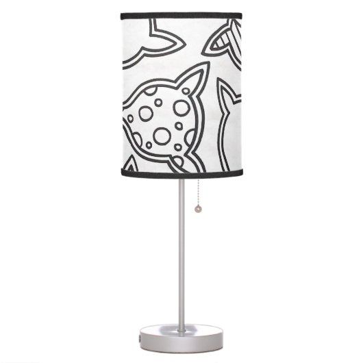 COLOR IT CatStack Mandala lamp (Left)