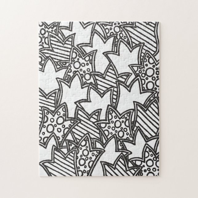 COLOR IT Fun TulipStack Mandala Coloring puzzle (Vertical)