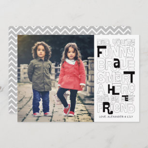 Color it in Dad Father's Day Card