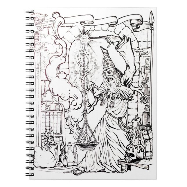 Color It! The Wizard Notebook (Front)