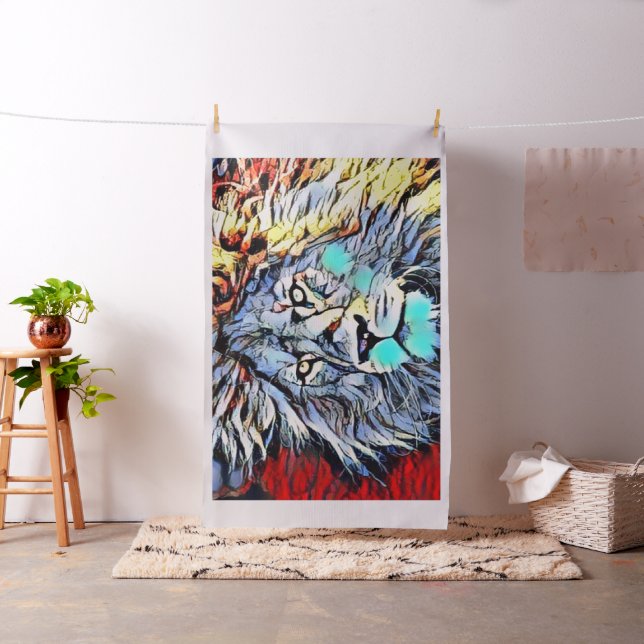 color kick - lion king fabric (In Situ)