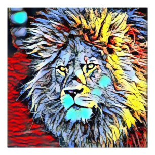 color kick - lion king photo print