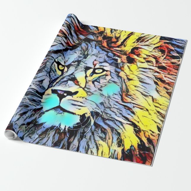 color kick - lion king wrapping paper (Unrolled)