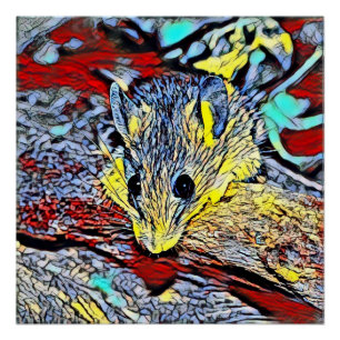 Color kick - mouse poster