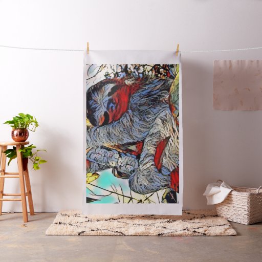 Color Kick - Sloth Fabric