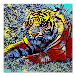 Color Kick - Tiger 2 Poster
