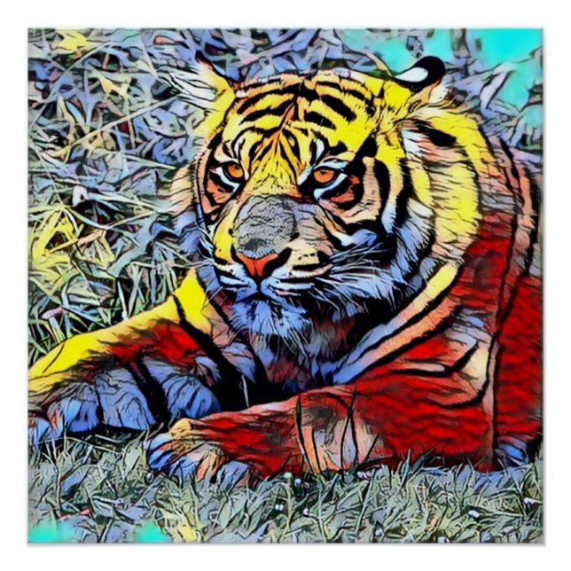 Color Kick - Tiger 2 Poster (Front)