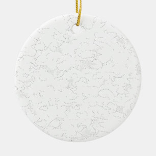 Color Latest Custom TextLogo Ceramic Ornament