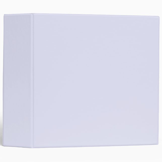 color lavender 3 ring binder (Front/Spine)