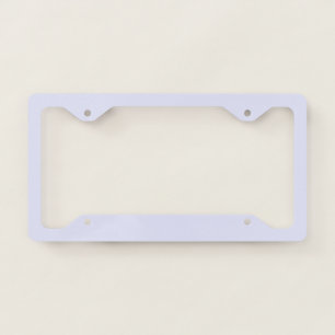 color lavender license plate frame