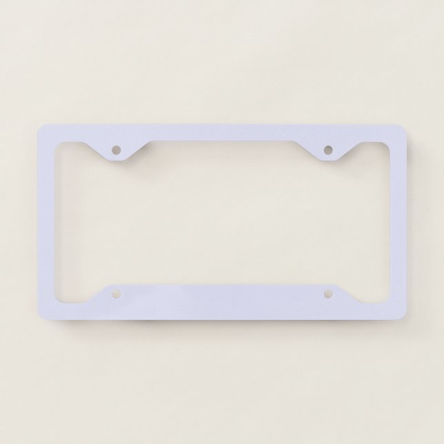 color lavender license plate frame (Front)
