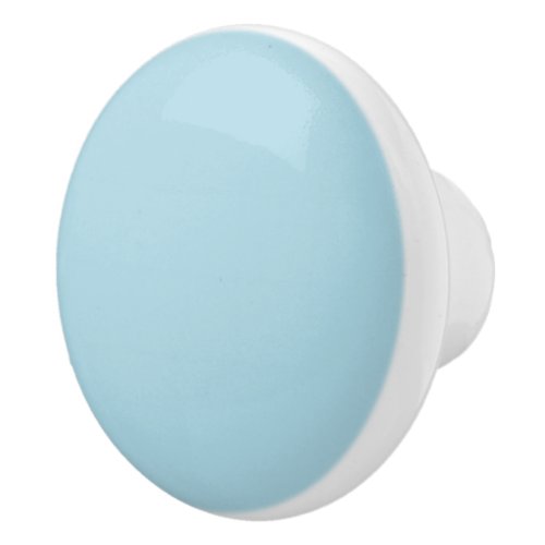 color light blue ceramic knob