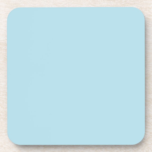 color light blue coaster (Front)