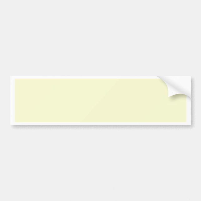 color light goldenrod yellow bumper sticker (Front)