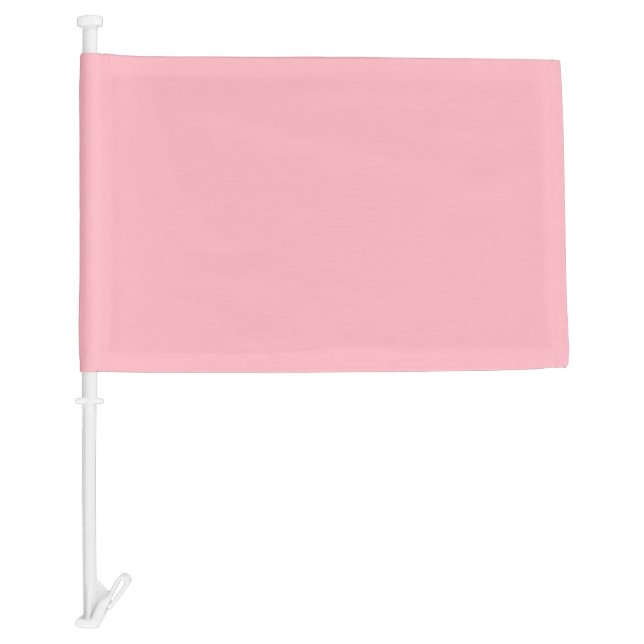 color light pink car flag (Front)