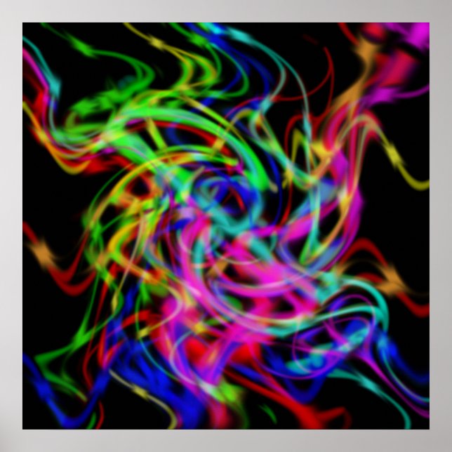 color light show poster (Front)