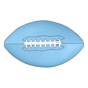 color light sky blue football