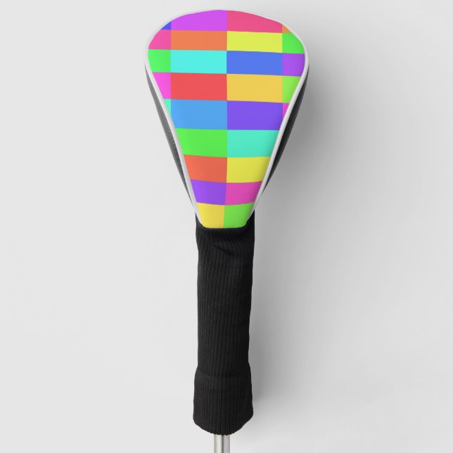 Color Lights Golf Head Cover (Front)