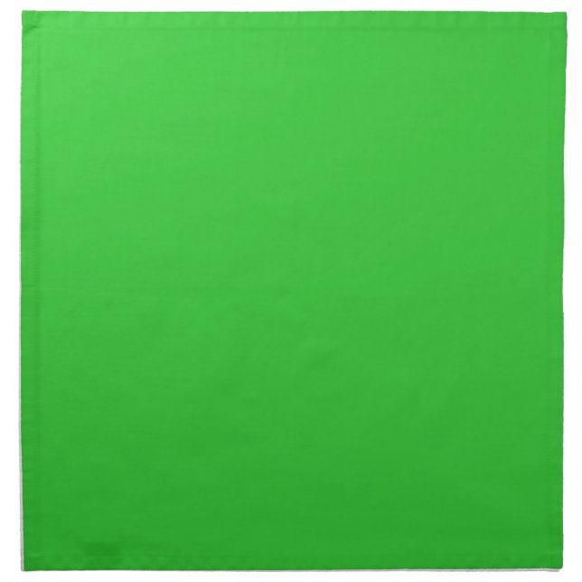 color lime green cloth napkin (Front)