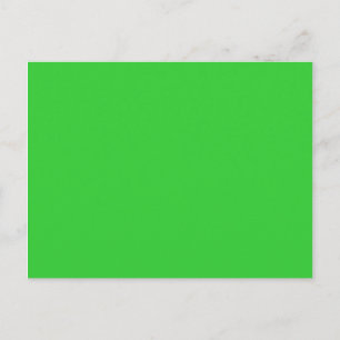 color lime green postcard