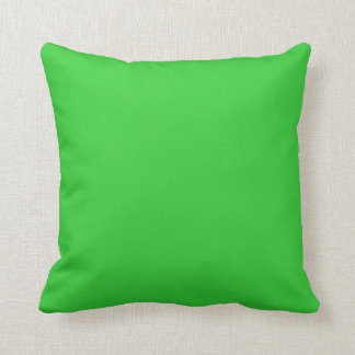 color lime green throw pillow