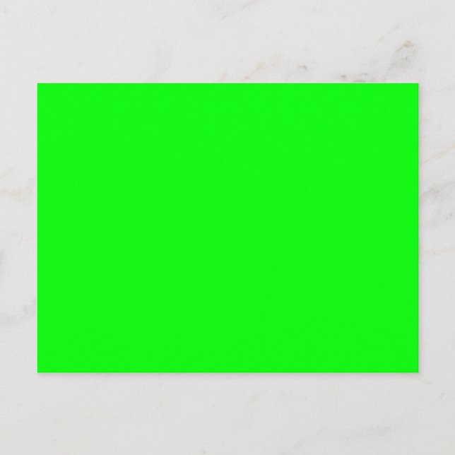 color lime postcard (Front)