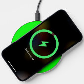 color lime wireless charger (Phone)