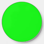 color lime wireless charger (Front)
