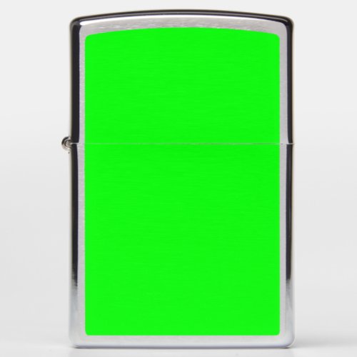 color lime zippo lighter