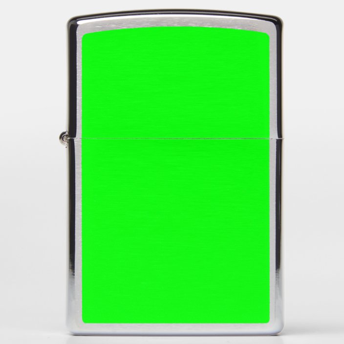 color lime zippo lighter