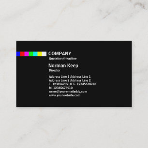 Color Line - Multicolor Business Card