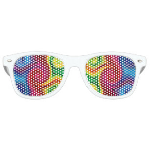Color Lines Spectrum Swirl Sunglasses
