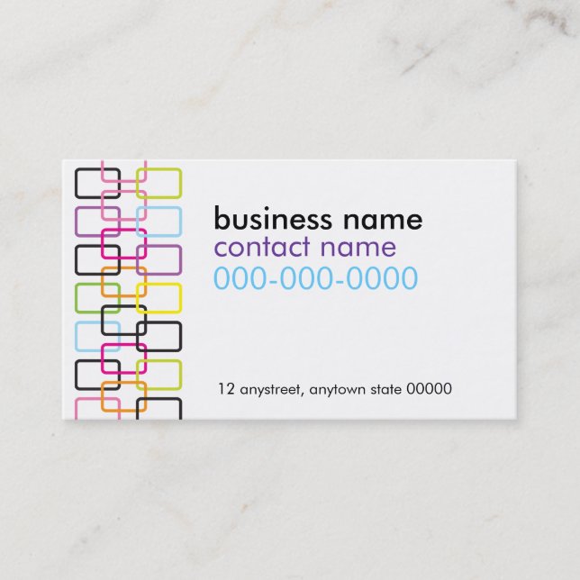 Color Links Business Card (Front)