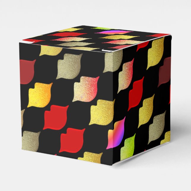 color lips favors favor boxes (Front Side)