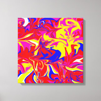Color madness Stretched Canvas Print