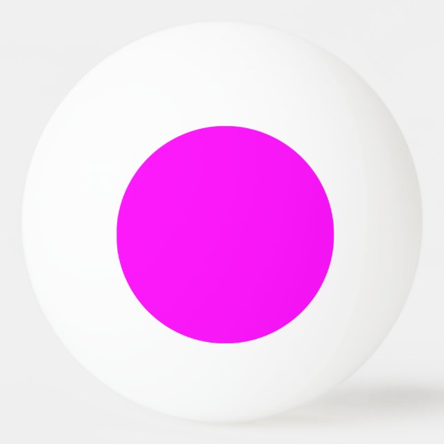 color magenta ping pong ball (Back)