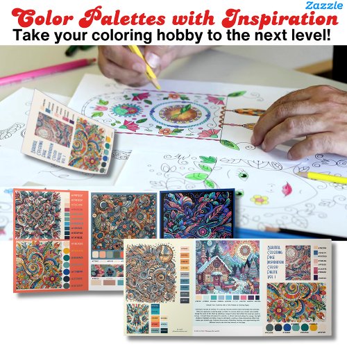 Color Magic _ Color Palettes for Artists Hex Codes Tri_Fold Holiday Card